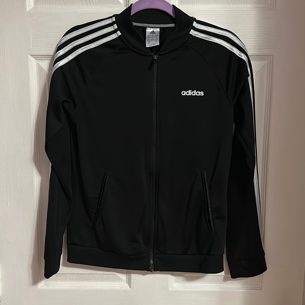 Adidas 3 stripe tracker jacket LIKE NEW